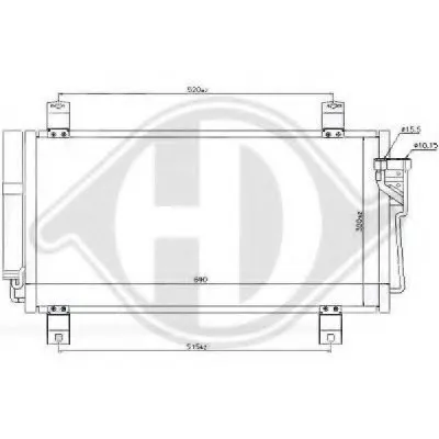 Конденсатор, кондиционер DIEDERICHS купить