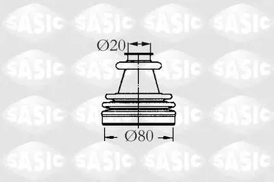 Комплект пылника, приводной вал SASIC купить