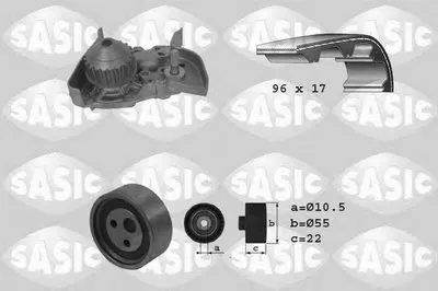 Водяной насос + комплект зубчатого ремня SASIC купить