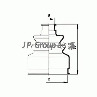 Комплект пылника, приводной вал QH JP GROUP купить