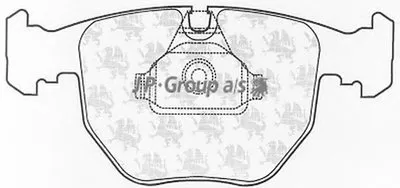 Комплект тормозных колодок, дисковый тормоз QH JP GROUP купить