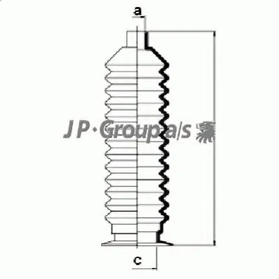 Комплект пылника, рулевое управление QH JP GROUP купить