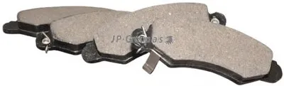 Комплект тормозных колодок, дисковый тормоз QH JP GROUP купить