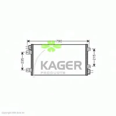 Конденсатор, кондиционер KAGER купить