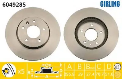 Тормозной диск GIRLING купить
