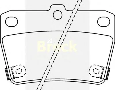 Комплект тормозных колодок, дисковый тормоз BRECK купить