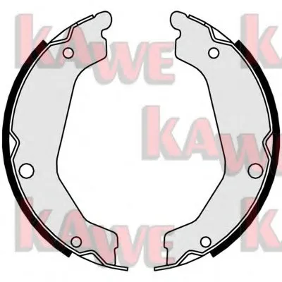 Комплект тормозных колодок, стояночная тормозная система KAWE купить