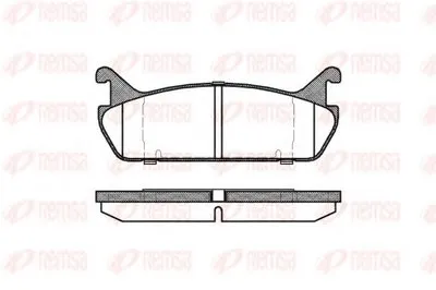 Комплект тормозных колодок, дисковый тормоз KAWE купить
