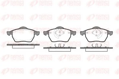 Комплект тормозных колодок, дисковый тормоз KAWE купить
