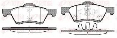 Комплект тормозных колодок, дисковый тормоз KAWE купить