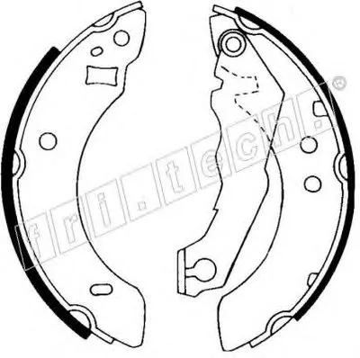 Комплект тормозных колодок fri.tech. купить