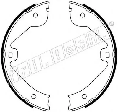 Комплект тормозных колодок, стояночная тормозная система fri.tech. купить