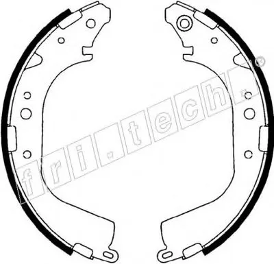 Комплект тормозных колодок fri.tech. купить