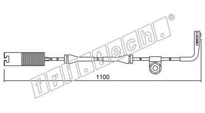 Сигнализатор, износ тормозных колодок fri.tech. купить