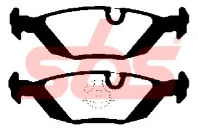 Комплект тормозных колодок, дисковый тормоз sbs купить