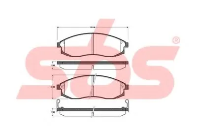 Комплект тормозных колодок, дисковый тормоз sbs купить