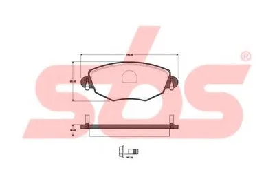 Комплект тормозных колодок, дисковый тормоз sbs купить