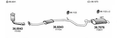 Система выпуска ОГ ASSO купить