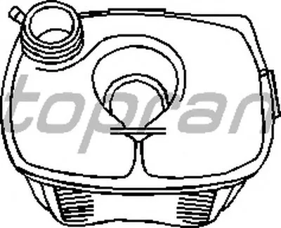 Компенсационный бак, охлаждающая жидкость TOPRAN купить