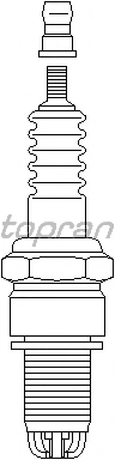 Свеча зажигания TOPRAN купить