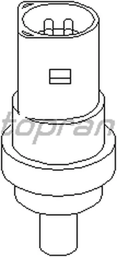 Датчик, температура охлаждающей жидкости TOPRAN купить
