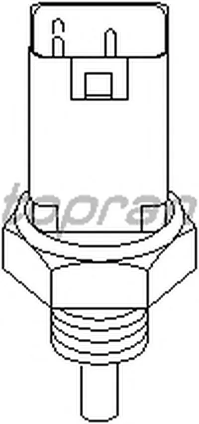 Датчик, температура охлаждающей жидкости TOPRAN купить