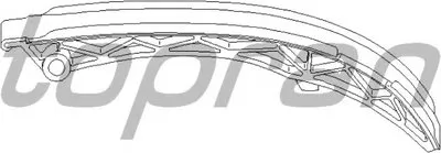 Планка натяжного устройства, цепь привода распределительного TOPRAN купить