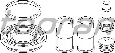 Ремкомплект, тормозной суппорт TOPRAN купить