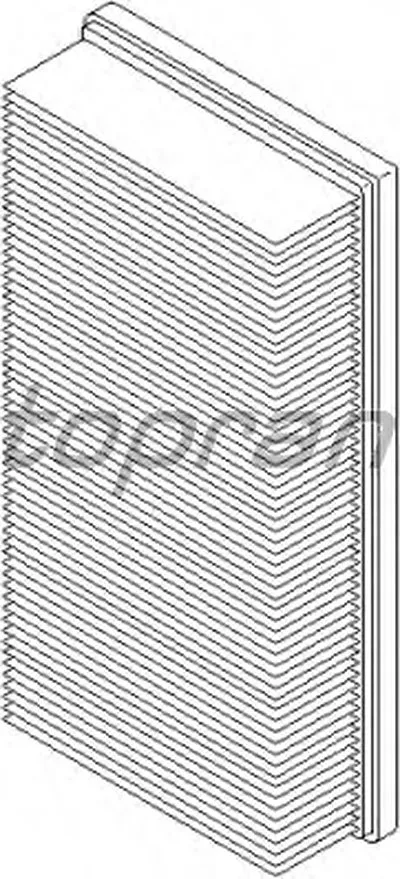 Воздушный фильтр TOPRAN купить