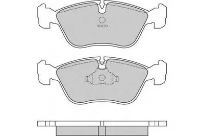 Комплект тормозных колодок, дисковый тормоз E.T.F. купить
