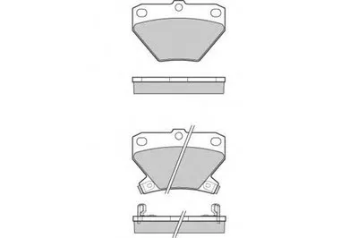 Комплект тормозных колодок, дисковый тормоз E.T.F. купить