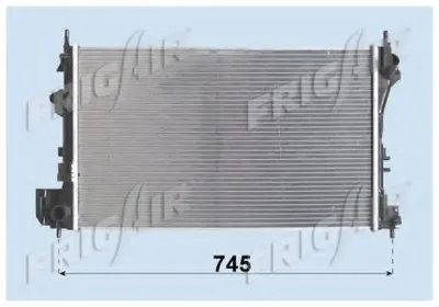 Радиатор, охлаждение двигателя FRIGAIR купить
