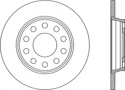 Тормозной диск RADIANCE OPEN PARTS купить