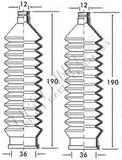 Пыльник, рулевое управление FIRST LINE купить