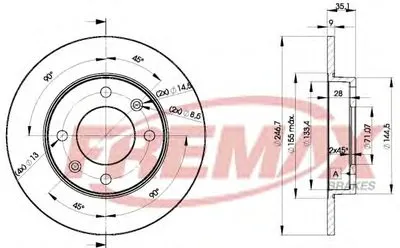 Тормозной диск Premium Carbon + FREMAX купить