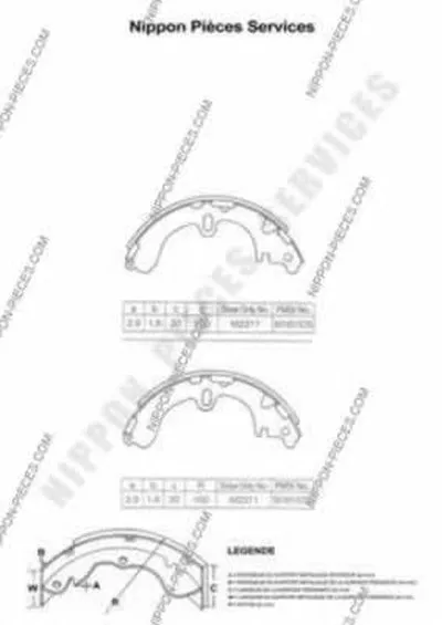 Комплект тормозных колодок NPS купить