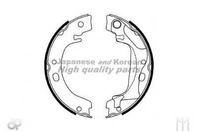 Комплект тормозных колодок, стояночная тормозная система ASHUKI купить