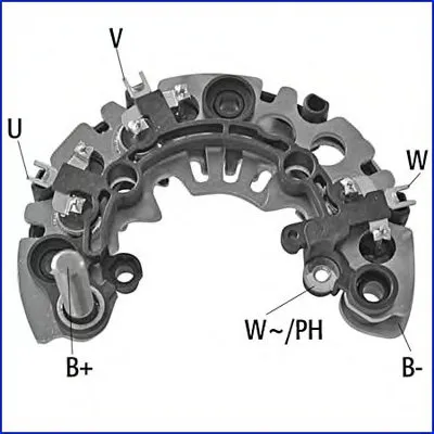 Выпрямитель, генератор Hueco HITACHI купить