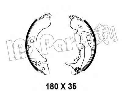 Тормозные колодки IPS Parts IPS Parts купить