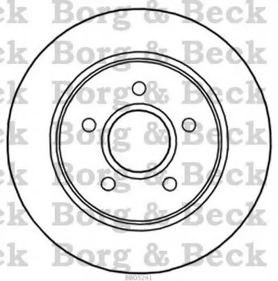 Тормозной диск BORG & BECK купить