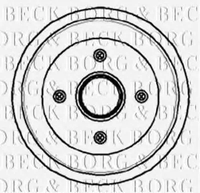 Тормозной барабан BORG & BECK купить