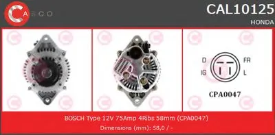 Генератор BRAND NEW SERIES CASCO купить