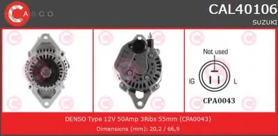 Генератор BRAND NEW SERIES CASCO купить