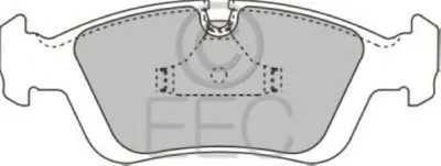 Комплект тормозных колодок, дисковый тормоз EEC купить