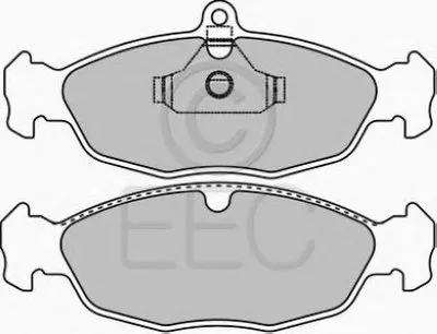 Комплект тормозных колодок, дисковый тормоз EEC купить