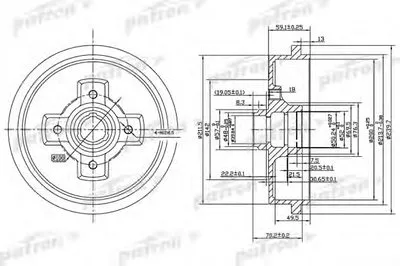 Тормозной барабан PATRON купить