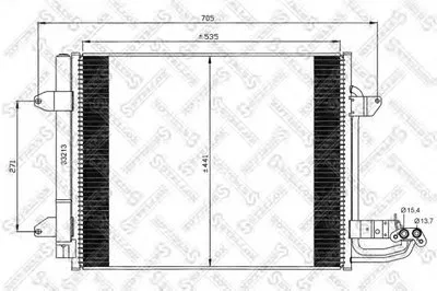 Конденсатор, кондиционер STELLOX купить