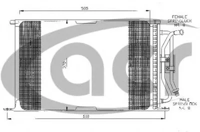 Конденсатор, кондиционер ACR купить