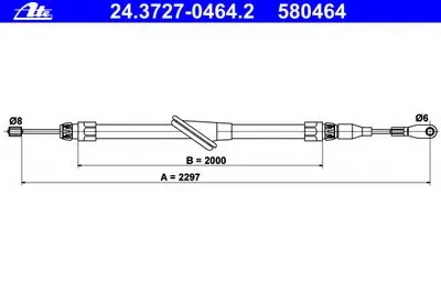 Трос, стояночная тормозная система ATE купить