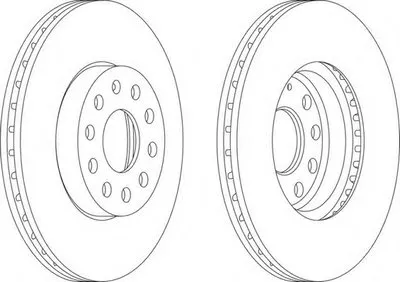 Тормозной диск PREMIER FERODO купить
